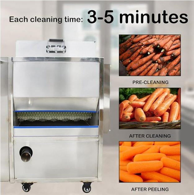 Fruit and vegetable peeling machine - JS Mechinery