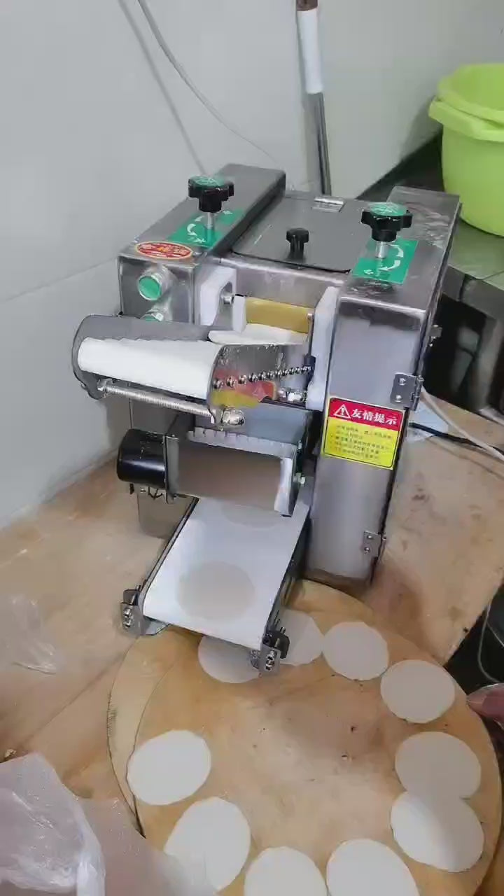 Dumpling wrapper making machine